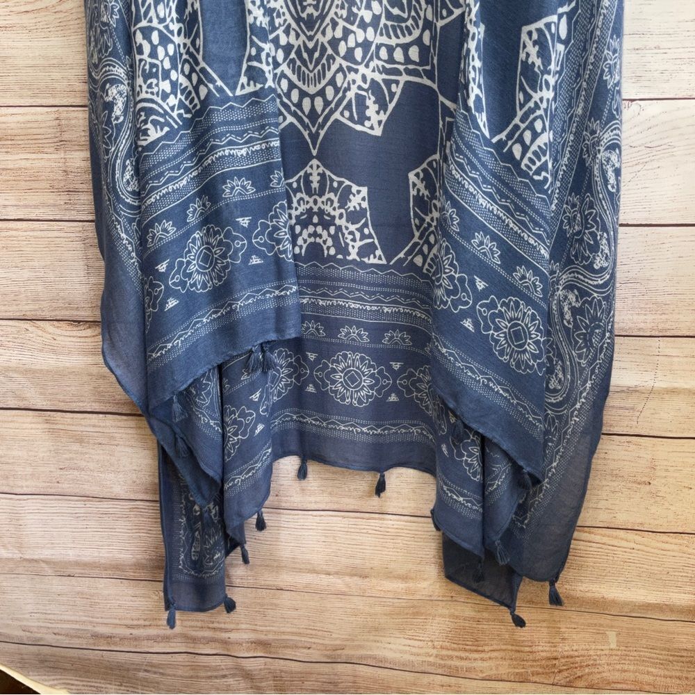 MOSS ROSE BANDANA PRINT DUSTER‎ - Picture 5 of 11